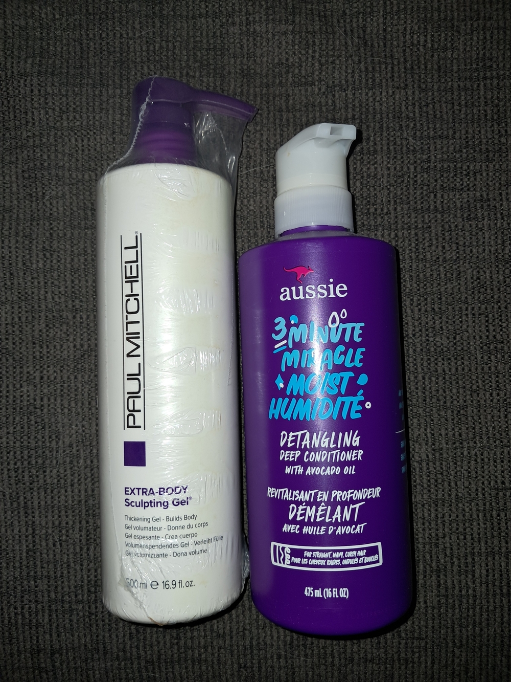 Paul Mitchell Extra Body Sculpting Gel + Aussie 3 Minute Miracle NEW
